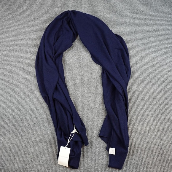 NakedCashmere Accessories - NAKEDCASHMERE Scarf Womens One Size Blue 100% Cashmere Knit Wrap Neck Warmer